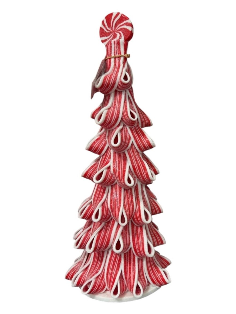 NEW Peppermint Striped  Ribbon Candy Christmas Tree